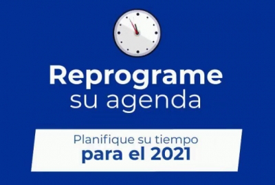 Reprograme su agenda para el 2021